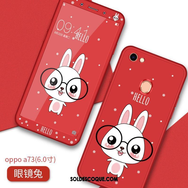 Coque Oppo A73 Incassable Fluide Doux Dessin Animé Silicone Charmant En Ligne