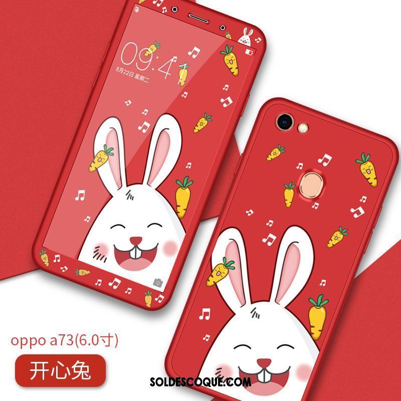 Coque Oppo A73 Incassable Fluide Doux Dessin Animé Silicone Charmant En Ligne