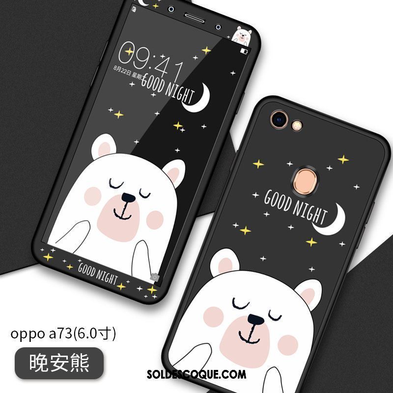 Coque Oppo A73 Incassable Fluide Doux Dessin Animé Silicone Charmant En Ligne