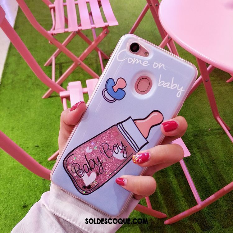 Coque Oppo A73 Liquide Tendance Téléphone Portable Charmant Fluide Doux Pas Cher