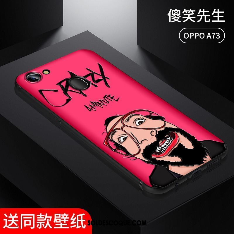 Coque Oppo A73 Peinte À La Main Créatif Gaufrage Fluide Doux Incassable En Ligne