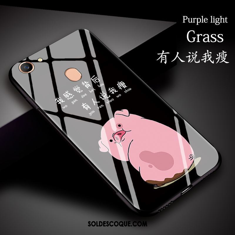 Coque Oppo A73 Personnalité Fluide Doux Drôle Amoureux Noir En Vente