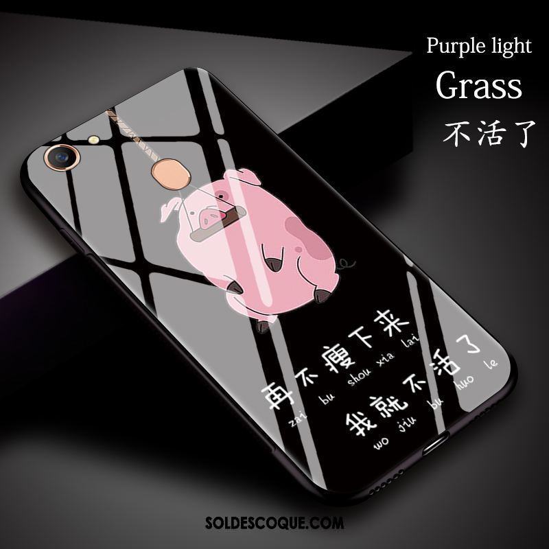 Coque Oppo A73 Personnalité Fluide Doux Drôle Amoureux Noir En Vente