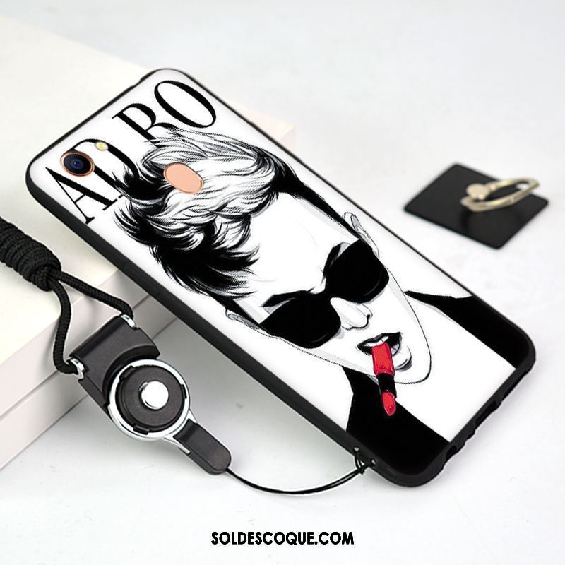 Coque Oppo A73 Personnalité Protection Incassable Délavé En Daim Amoureux Housse Pas Cher