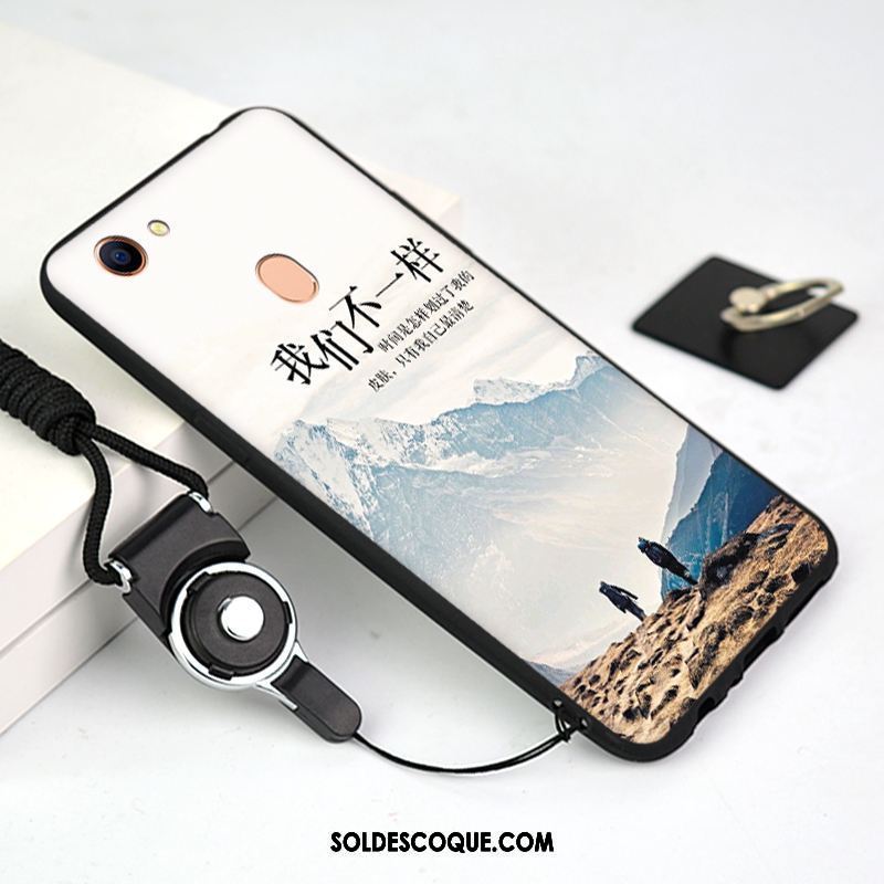 Coque Oppo A73 Personnalité Protection Incassable Délavé En Daim Amoureux Housse Pas Cher