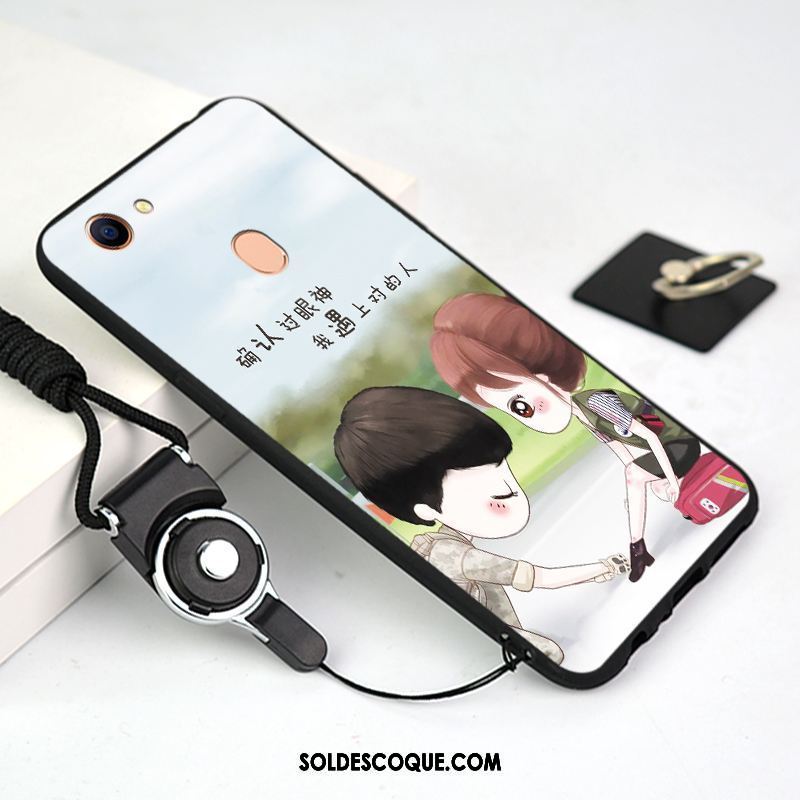 Coque Oppo A73 Personnalité Protection Incassable Délavé En Daim Amoureux Housse Pas Cher