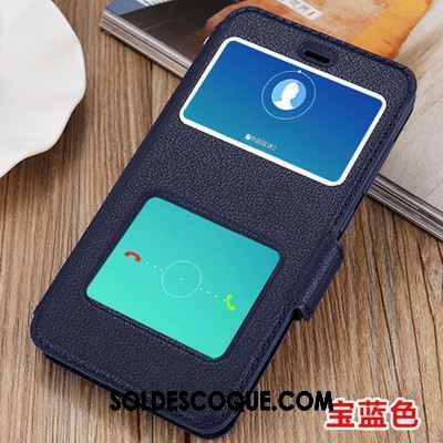 Coque Oppo A73 Protection Vert Téléphone Portable Étui En Cuir Tendance Housse France