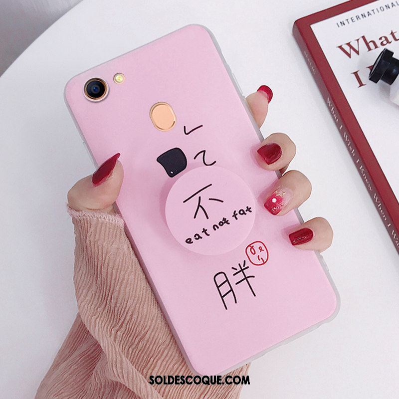 Coque Oppo A73 Rose Téléphone Portable Créatif Silicone Tendance En Vente