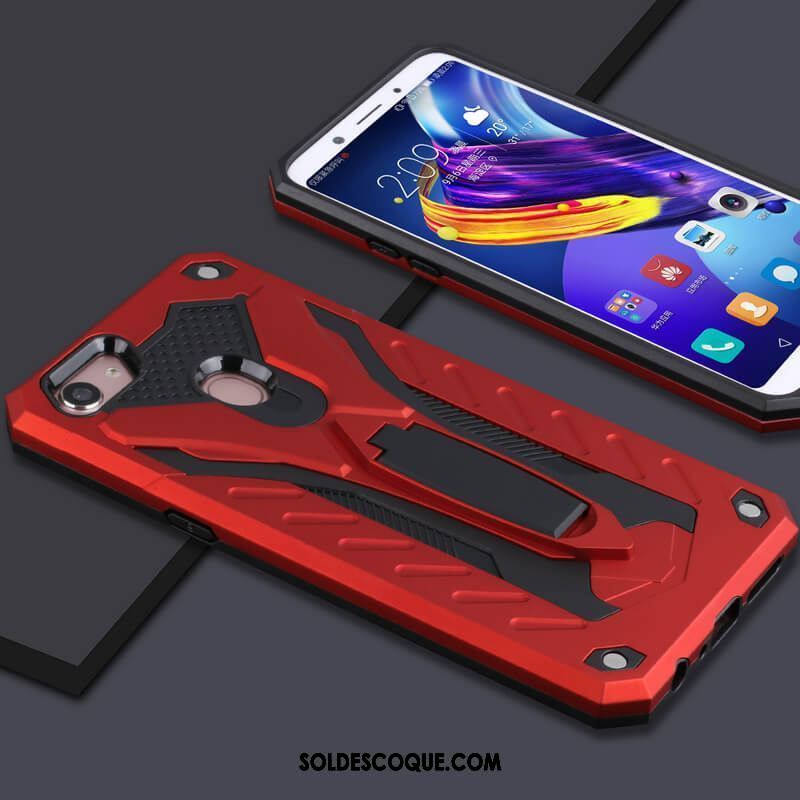 Coque Oppo A73 Rouge Difficile Silicone Protection Tout Compris Soldes