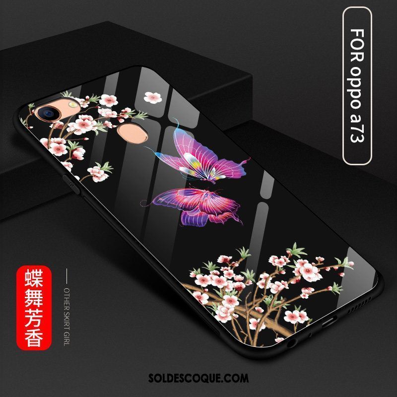 Coque Oppo A73 Silicone Charmant Téléphone Portable Noir Incassable France