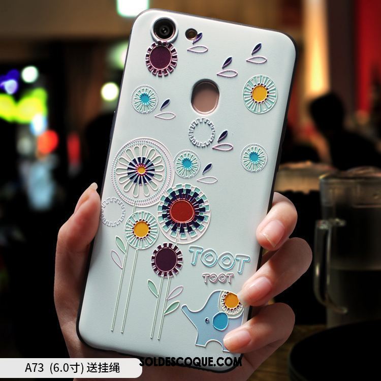 Coque Oppo A73 Silicone Téléphone Portable Incassable Dessin Animé Fluide Doux Pas Cher