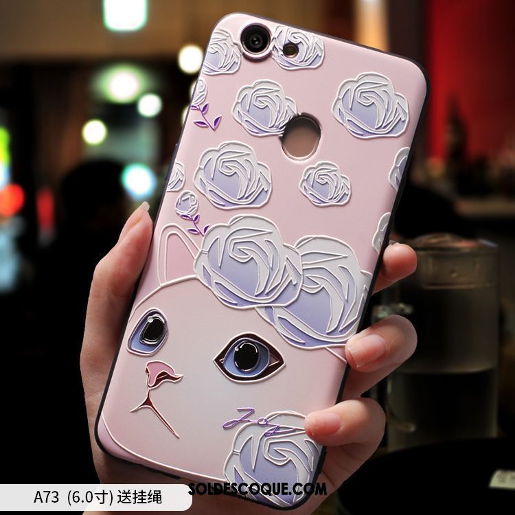 Coque Oppo A73 Silicone Téléphone Portable Incassable Dessin Animé Fluide Doux Pas Cher