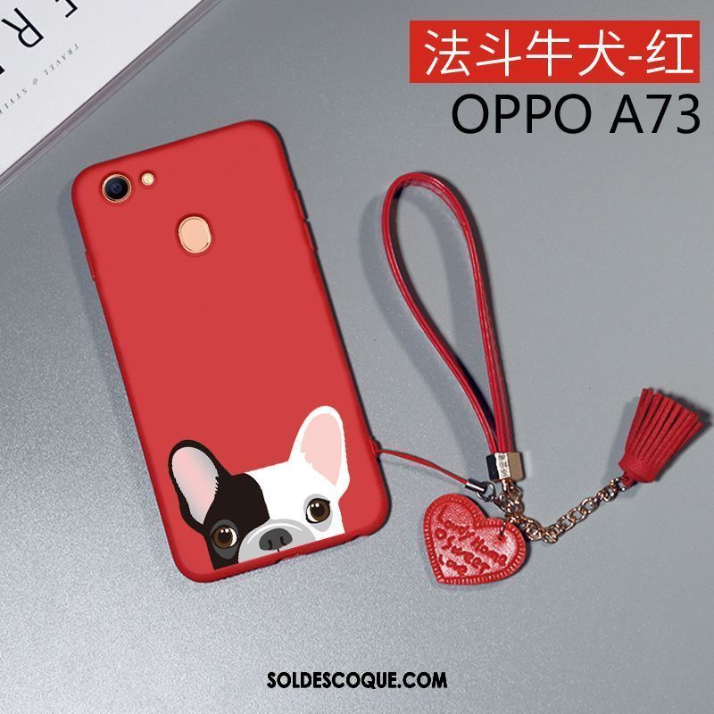 Coque Oppo A73 Silicone Téléphone Portable Tout Compris Noir Protection Pas Cher