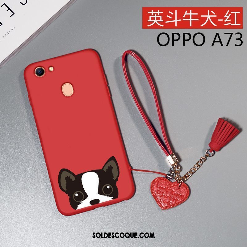 Coque Oppo A73 Silicone Téléphone Portable Tout Compris Noir Protection Pas Cher