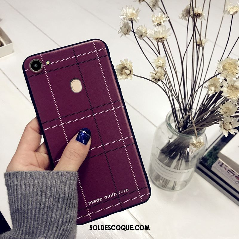 Coque Oppo A73 Tendance Violet Fluide Doux Téléphone Portable Créatif En Vente