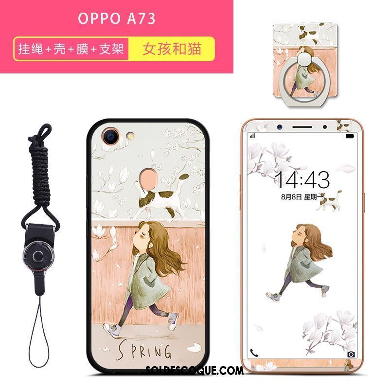 Coque Oppo A73 Tout Compris Fluide Doux Téléphone Portable Personnalité Tendance En Ligne