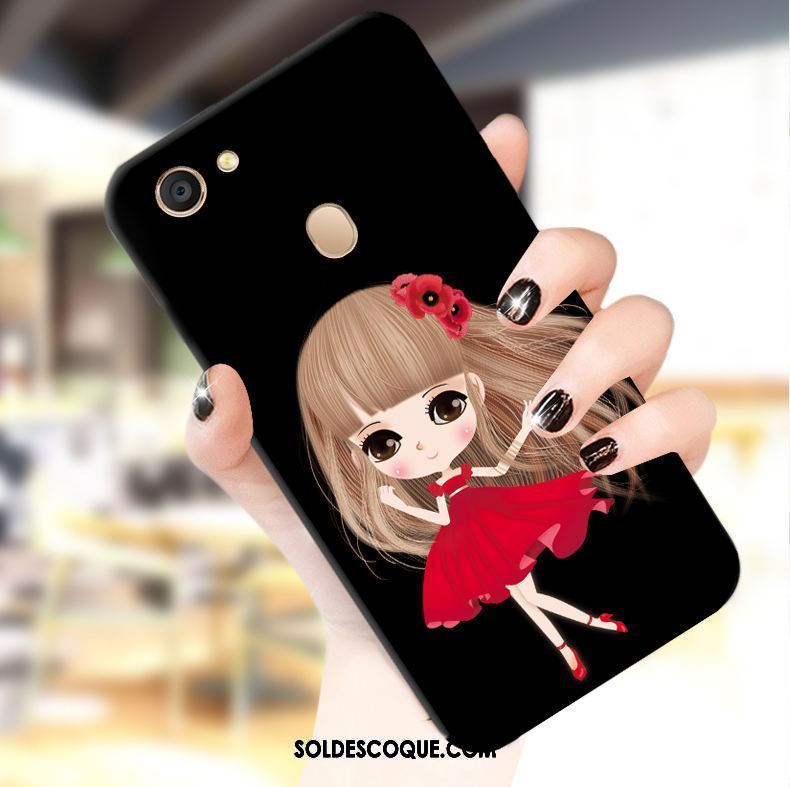 Coque Oppo A73 Tout Compris Fluide Doux Élégant Noir Tendance Soldes