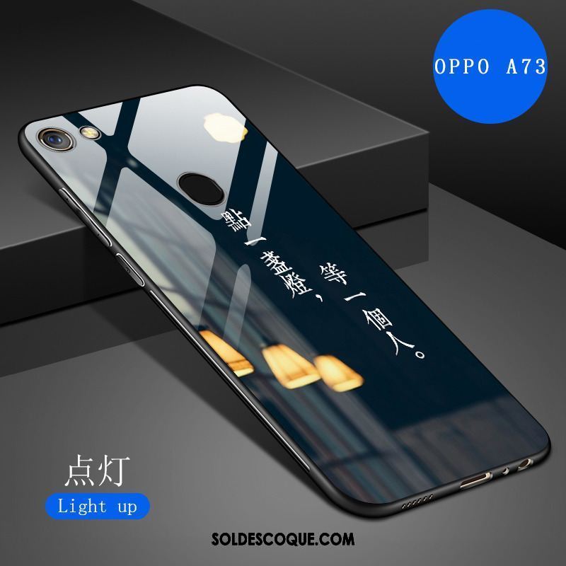 Coque Oppo A73 Téléphone Portable Verre Trempé Nouveau Haute Protection Soldes