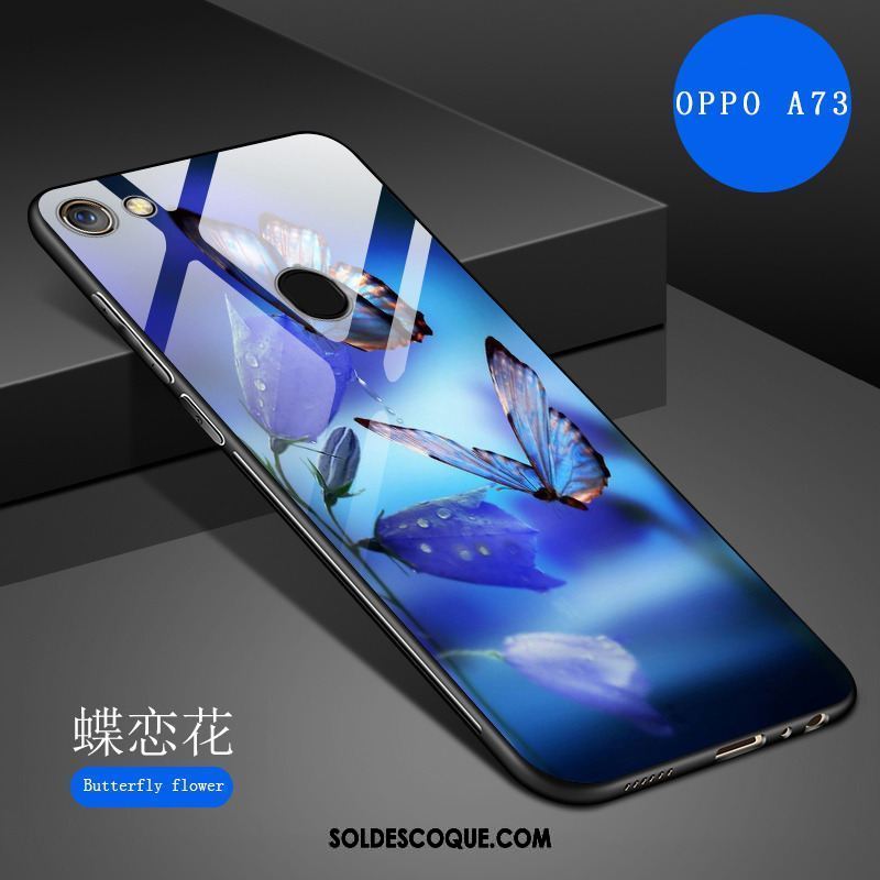 Coque Oppo A73 Téléphone Portable Verre Trempé Nouveau Haute Protection Soldes