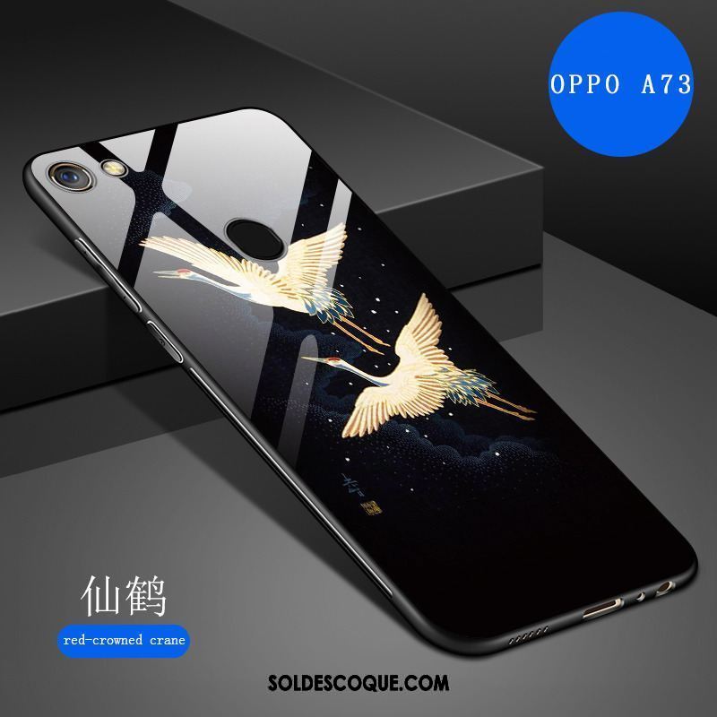 Coque Oppo A73 Téléphone Portable Verre Trempé Nouveau Haute Protection Soldes