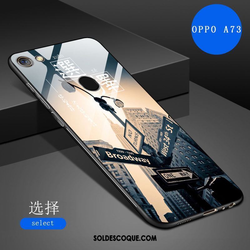 Coque Oppo A73 Téléphone Portable Verre Trempé Nouveau Haute Protection Soldes