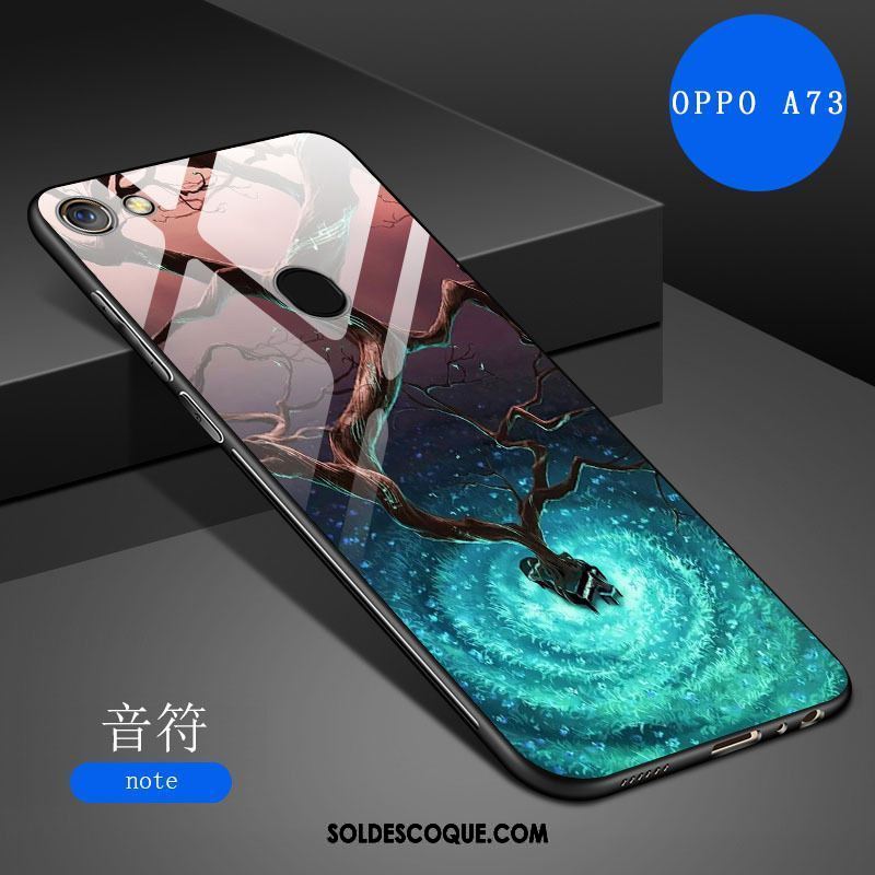 Coque Oppo A73 Téléphone Portable Verre Trempé Nouveau Haute Protection Soldes