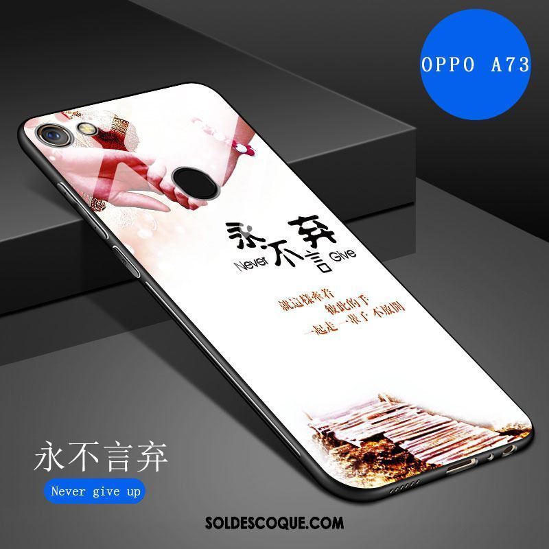 Coque Oppo A73 Téléphone Portable Verre Trempé Nouveau Haute Protection Soldes