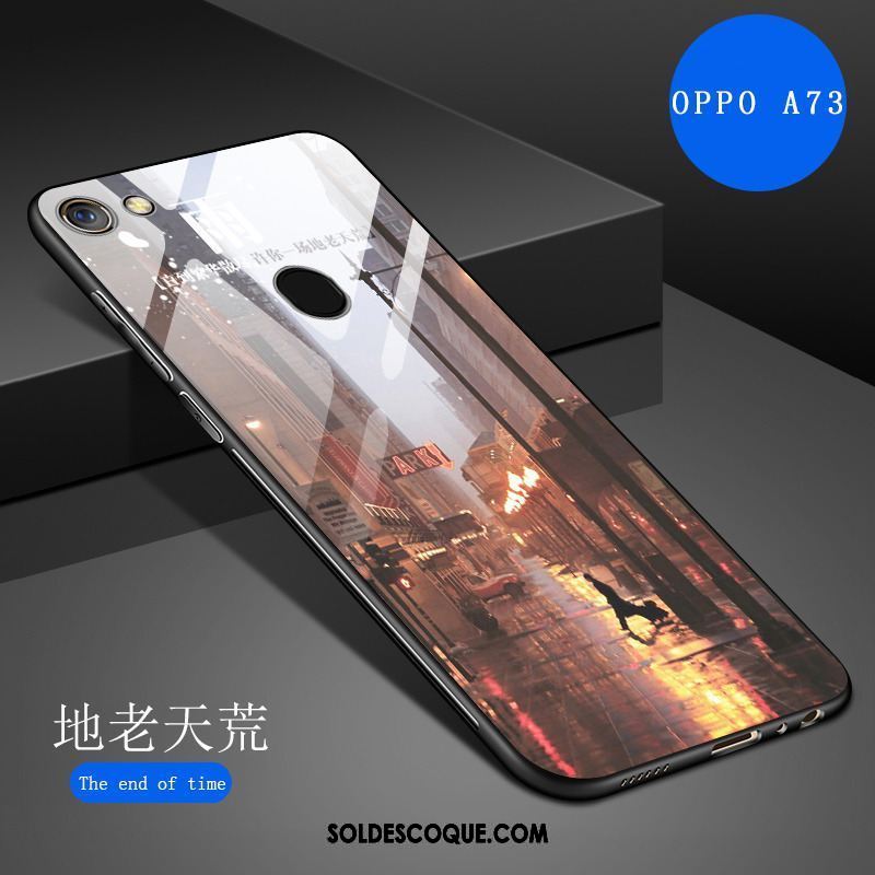 Coque Oppo A73 Téléphone Portable Verre Trempé Nouveau Haute Protection Soldes