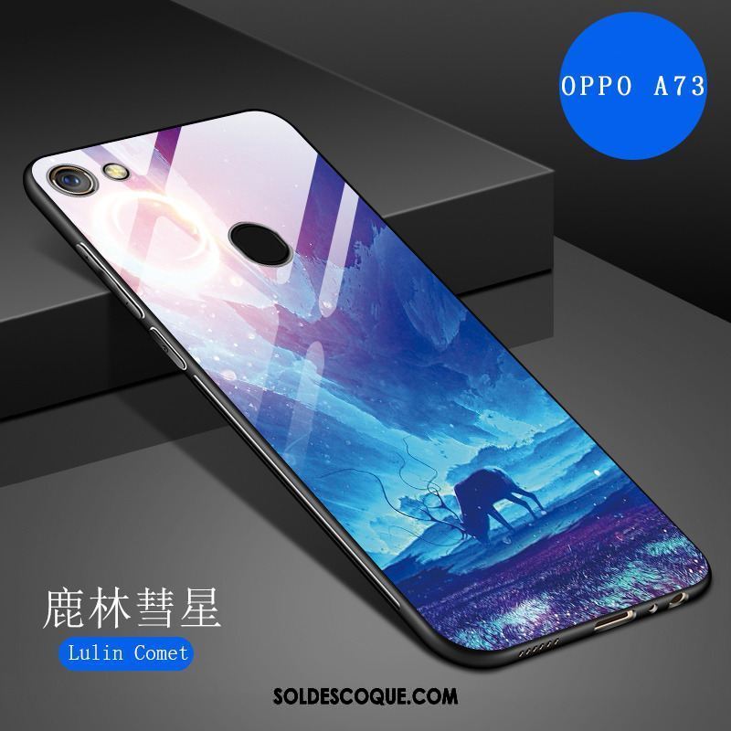 Coque Oppo A73 Téléphone Portable Verre Trempé Nouveau Haute Protection Soldes