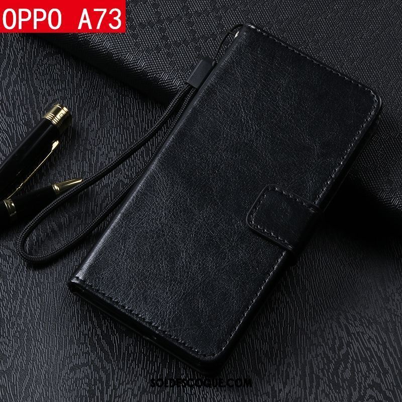 Coque Oppo A73 Téléphone Portable Étui En Cuir Protection Incassable En Vente