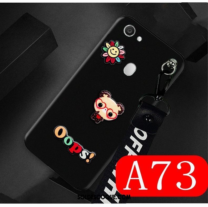 Coque Oppo A73 Vert Créatif Charmant Incassable Délavé En Daim Pas Cher