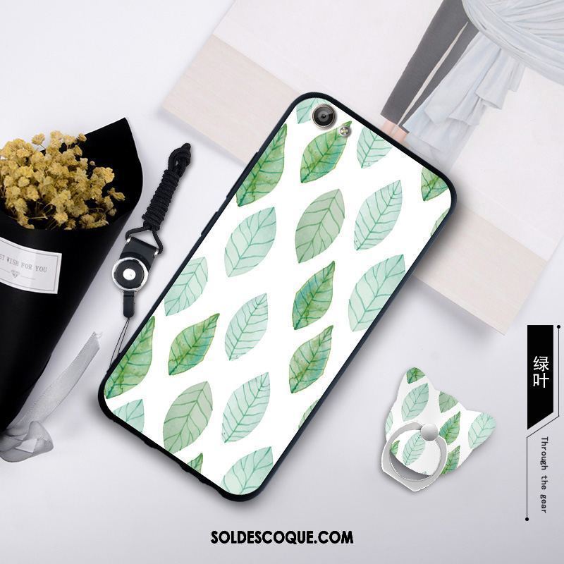 Coque Oppo A83 Blanc Étui Ornements Suspendus Silicone Anneau En Ligne