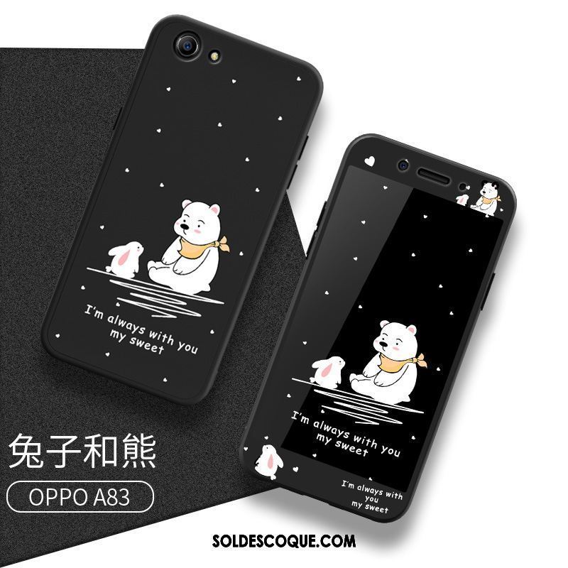 Coque Oppo A83 Charmant Étui Dessin Animé Silicone Créatif Soldes