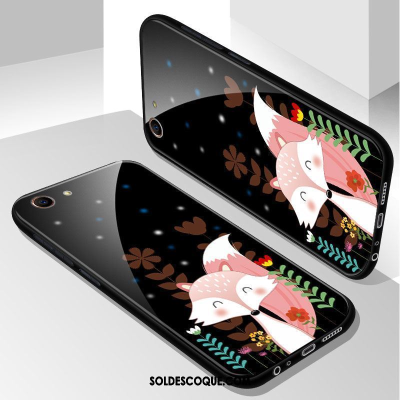 Coque Oppo A83 Dessin Animé Créatif Tendance Noir Personnalité Soldes