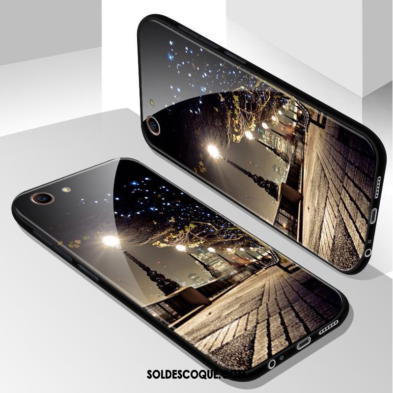 Coque Oppo A83 Dessin Animé Créatif Tendance Noir Personnalité Soldes