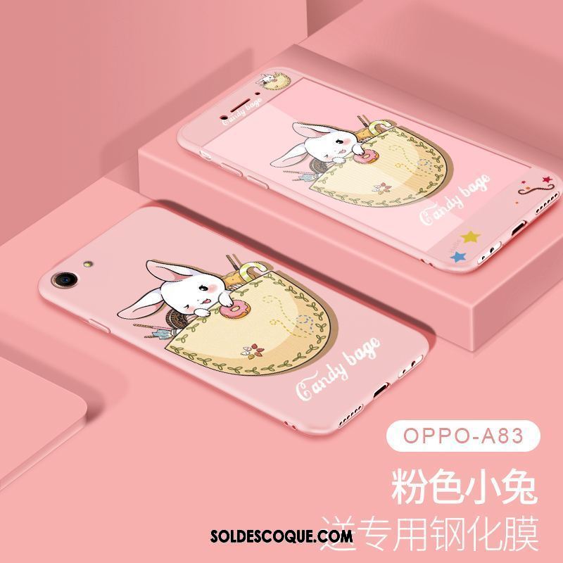 Coque Oppo A83 Fluide Doux Bleu Tout Compris Marque De Tendance Membrane Housse En Vente