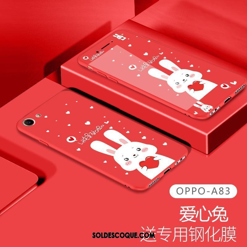 Coque Oppo A83 Fluide Doux Bleu Tout Compris Marque De Tendance Membrane Housse En Vente