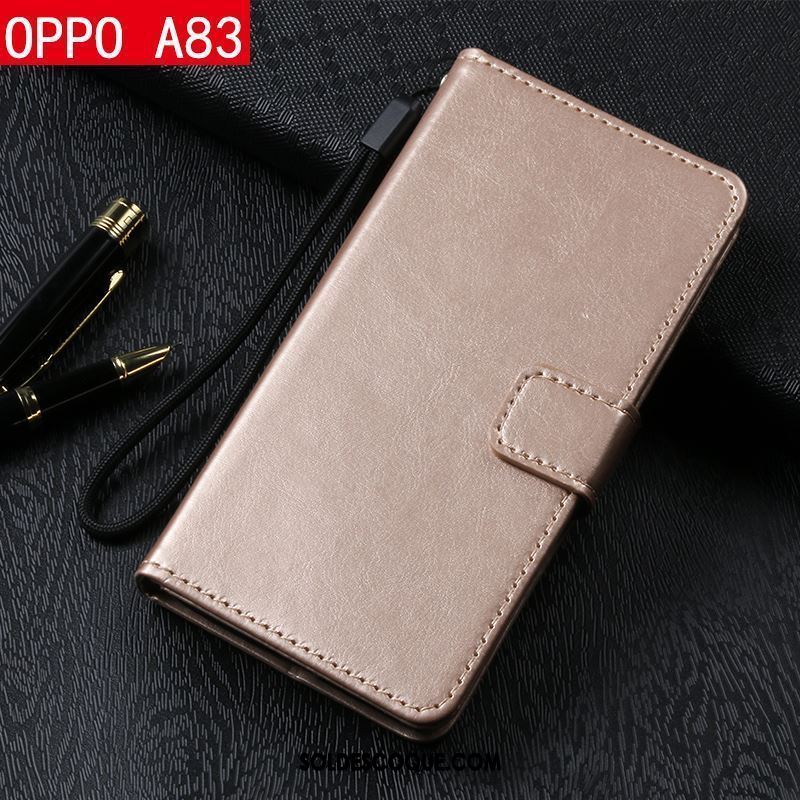 Coque Oppo A83 Fluide Doux Business Étui En Cuir Téléphone Portable Pas Cher