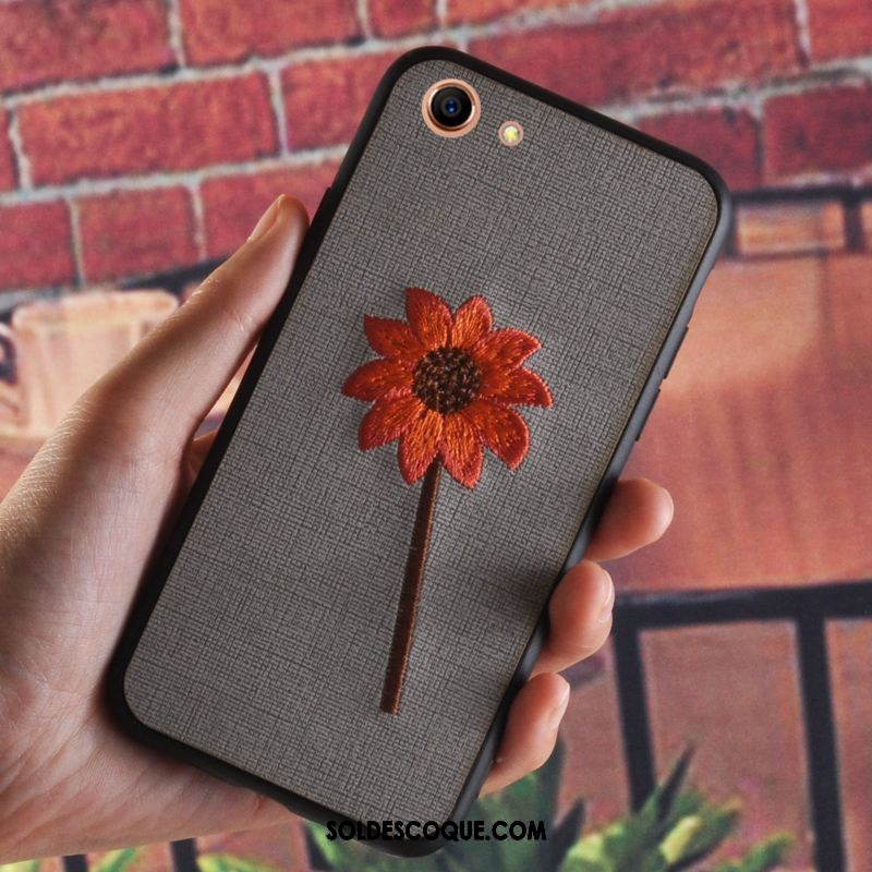 Coque Oppo A83 Fluide Doux Téléphone Portable Fleur Créatif Vintage En Ligne