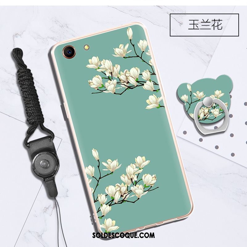 Coque Oppo A83 Fluide Doux Téléphone Portable Incassable Bleu Marin Étui Pas Cher