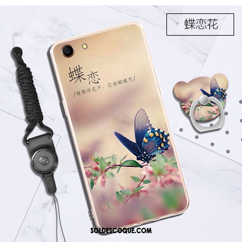 Coque Oppo A83 Fluide Doux Téléphone Portable Incassable Bleu Marin Étui Pas Cher