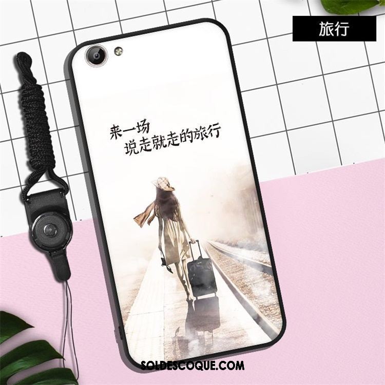 Coque Oppo A83 Fluide Doux Téléphone Portable Noir Dessin Animé Incassable France