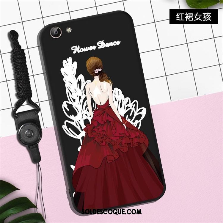 Coque Oppo A83 Fluide Doux Téléphone Portable Noir Dessin Animé Incassable France