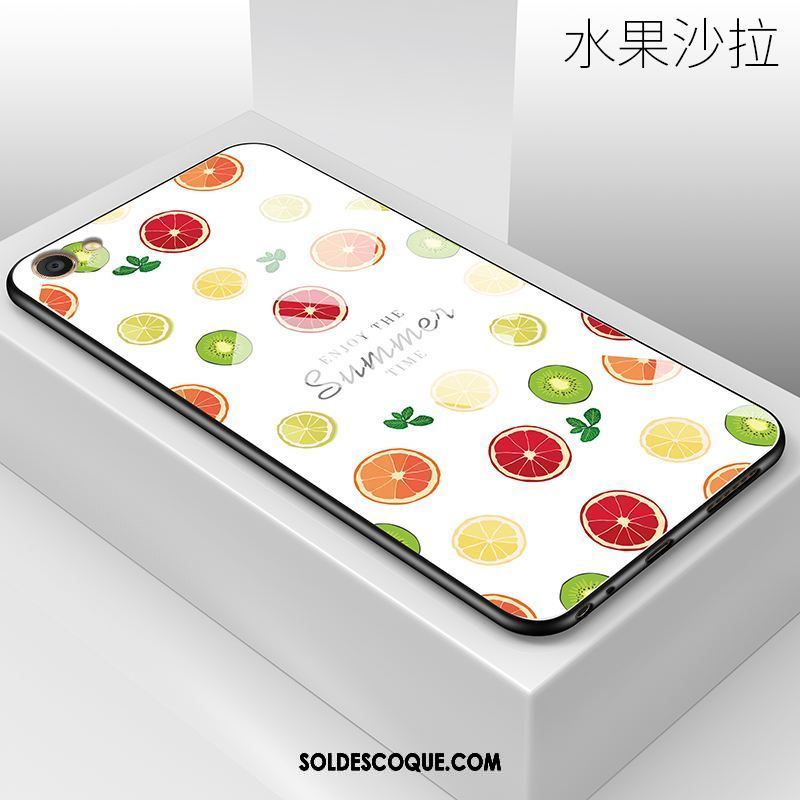 Coque Oppo A83 Fruit Fluide Doux Verre Silicone Tout Compris Housse France