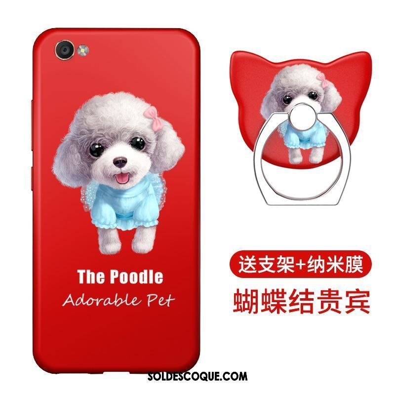 Coque Oppo A83 Incassable Rouge Tendance Étui Silicone Soldes