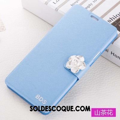 Coque Oppo A83 Incassable Téléphone Portable Bleu Protection Étui En Cuir Pas Cher