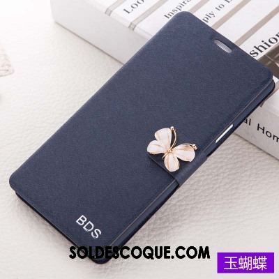 Coque Oppo A83 Incassable Téléphone Portable Bleu Protection Étui En Cuir Pas Cher