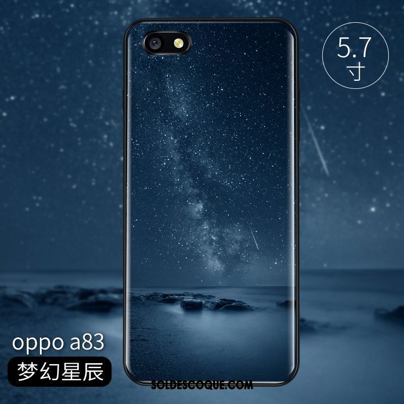 Coque Oppo A83 Marque De Tendance Nouveau Silicone Créatif Protection En Ligne