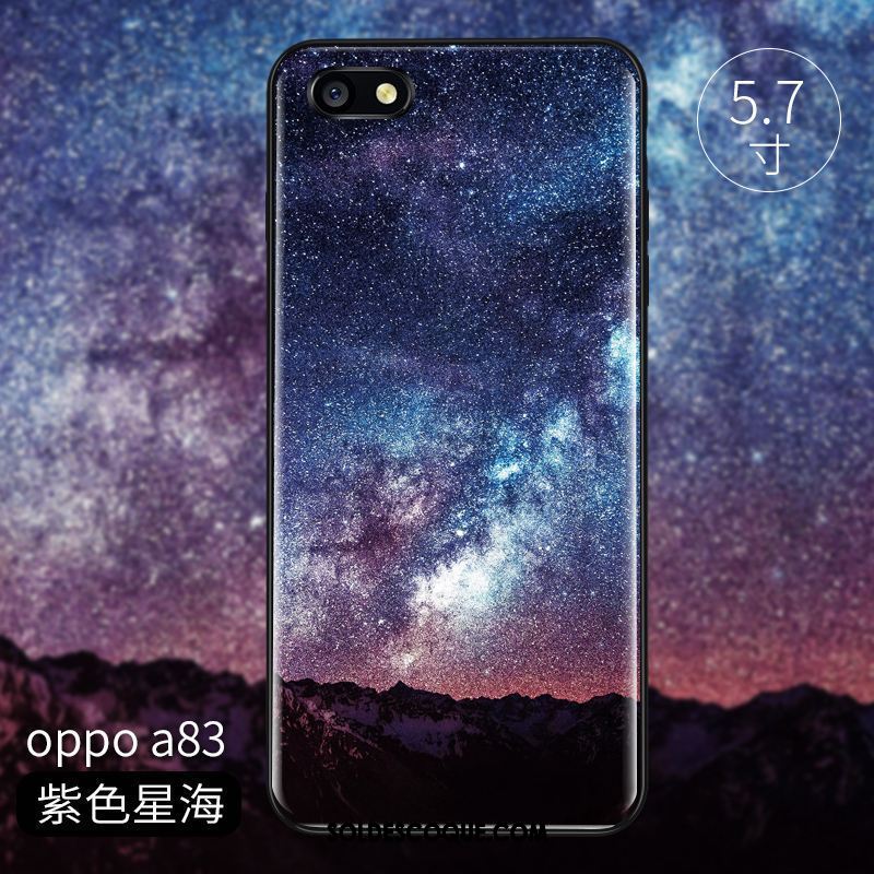 Coque Oppo A83 Marque De Tendance Nouveau Silicone Créatif Protection En Ligne