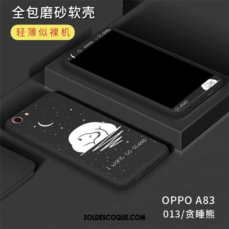 Coque Oppo A83 Membrane Personnalité Tout Compris Téléphone Portable Jaune Pas Cher